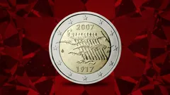 Paljonko suomalaisilla 2 euron juhlarahoilla 2007 voi tienata?